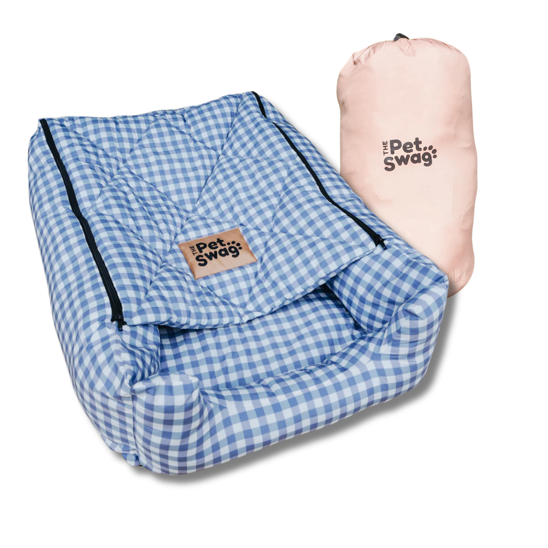 Blue Gingham (S-M & L)
