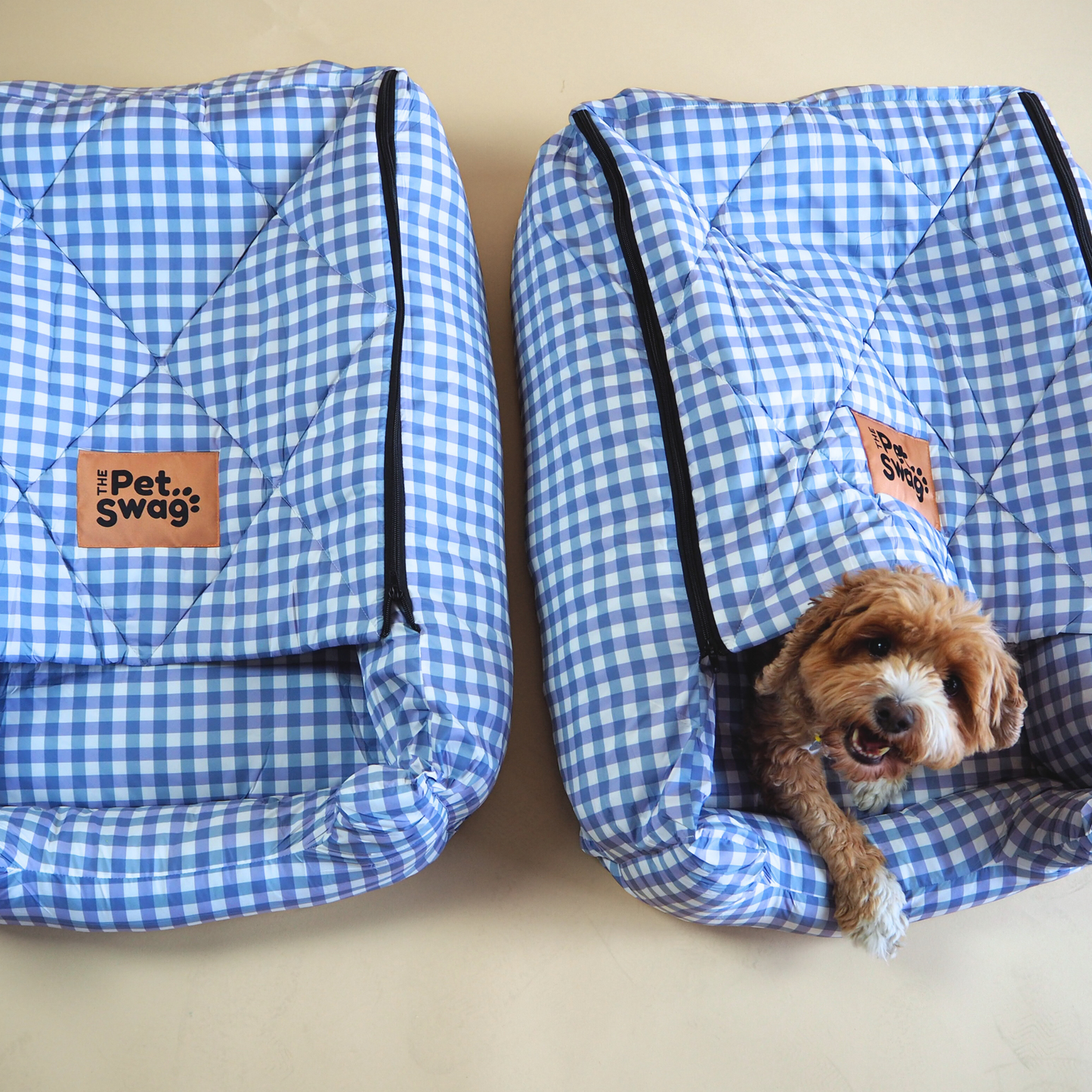 Blue Gingham (S-M & L)